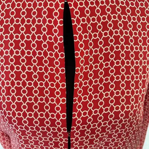 Alexis Red Patterned Dress - Picture 8 of 13